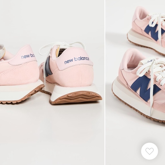 New Balance 237 sneakers pink haze and blue size 6 - Picture 4 of 11